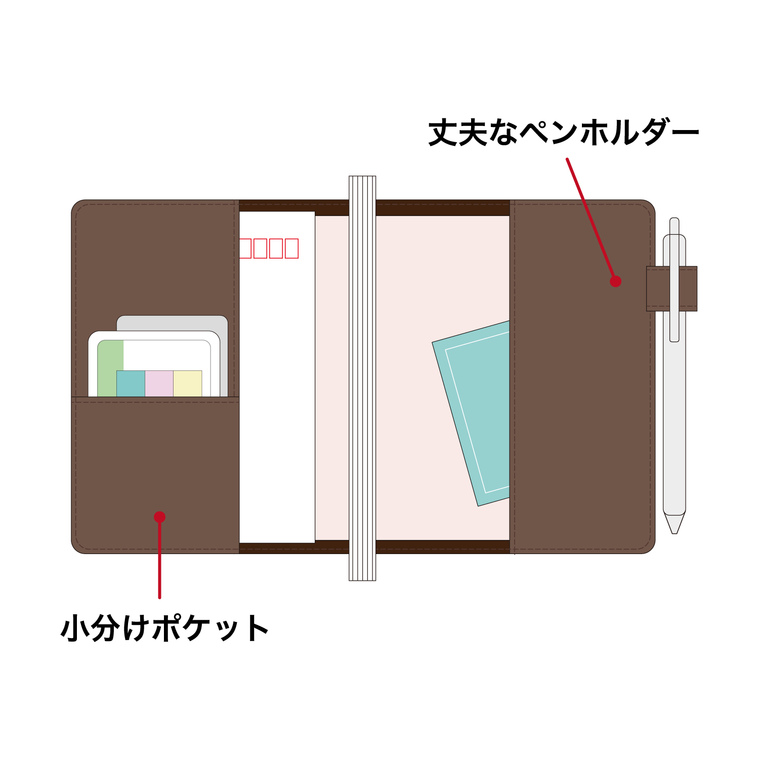 家計簿付き手帳 A6 合皮 チョコカヌレ（月曜始まり）【限定生産】 – クツワ株式会社 -KUTSUWA-