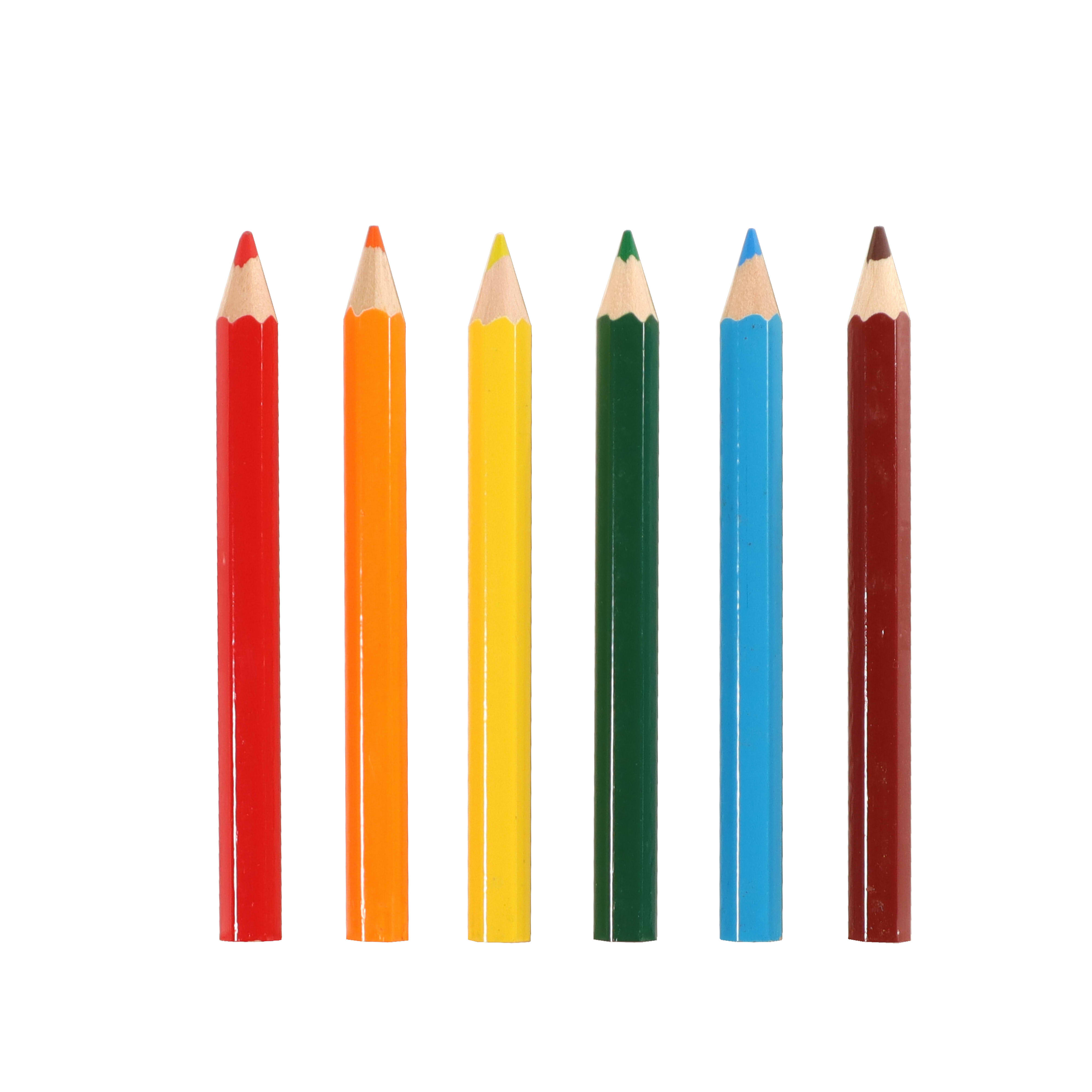 ケース付きミニ色鉛筆(6色) – クツワ株式会社 -KUTSUWA-